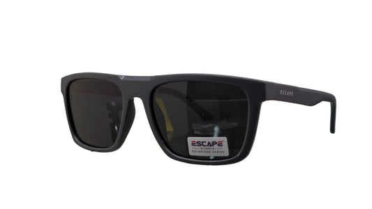 Escape EL070 grey frame sunglasses lightweight stylish side view
