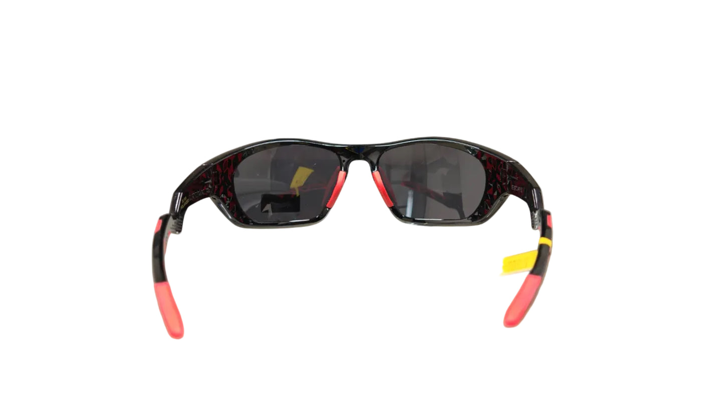 Escape EL105 shiny black polarised sports sunglasses stylish riding eyewear