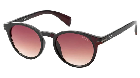 Angled shot of IRUS S1323 C2 sunglasses highlighting the modern shape and lens color.