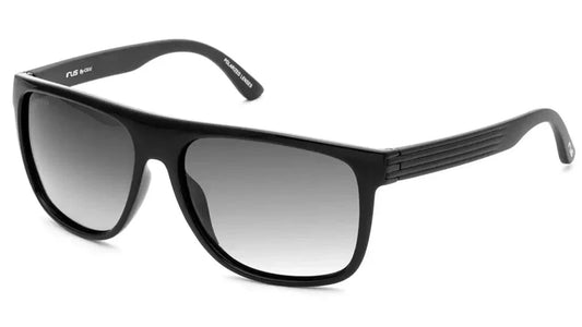 Angled shot of IRUS S1331 C3P sunglasses highlighting the bold frame design and polarized lenses.