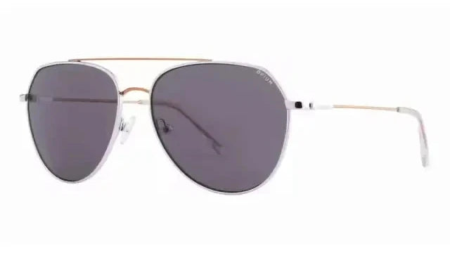 Opium OP1785 C03 aviator sunglasses, angled side view showcasing thin gold arms and premium finish.