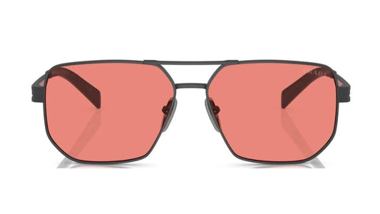 Straight-on shot displaying the bold shape and eye-catching lens color.