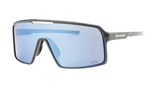 Royal Enfield RE 20020 C05 sunglasses with sporty design and wraparound blue lenses