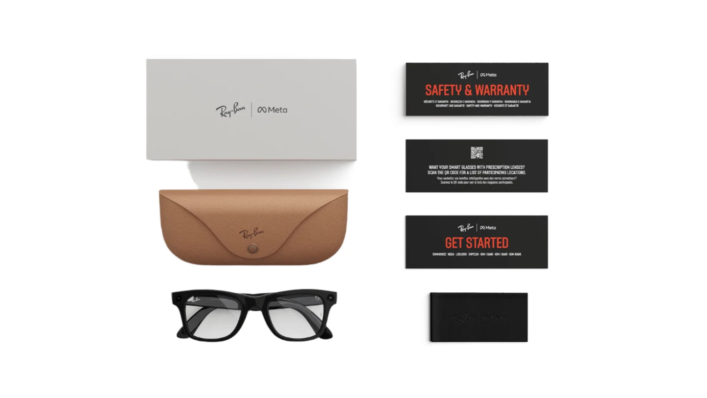 Ray-ban Meta wayfarer 601/SB packaging