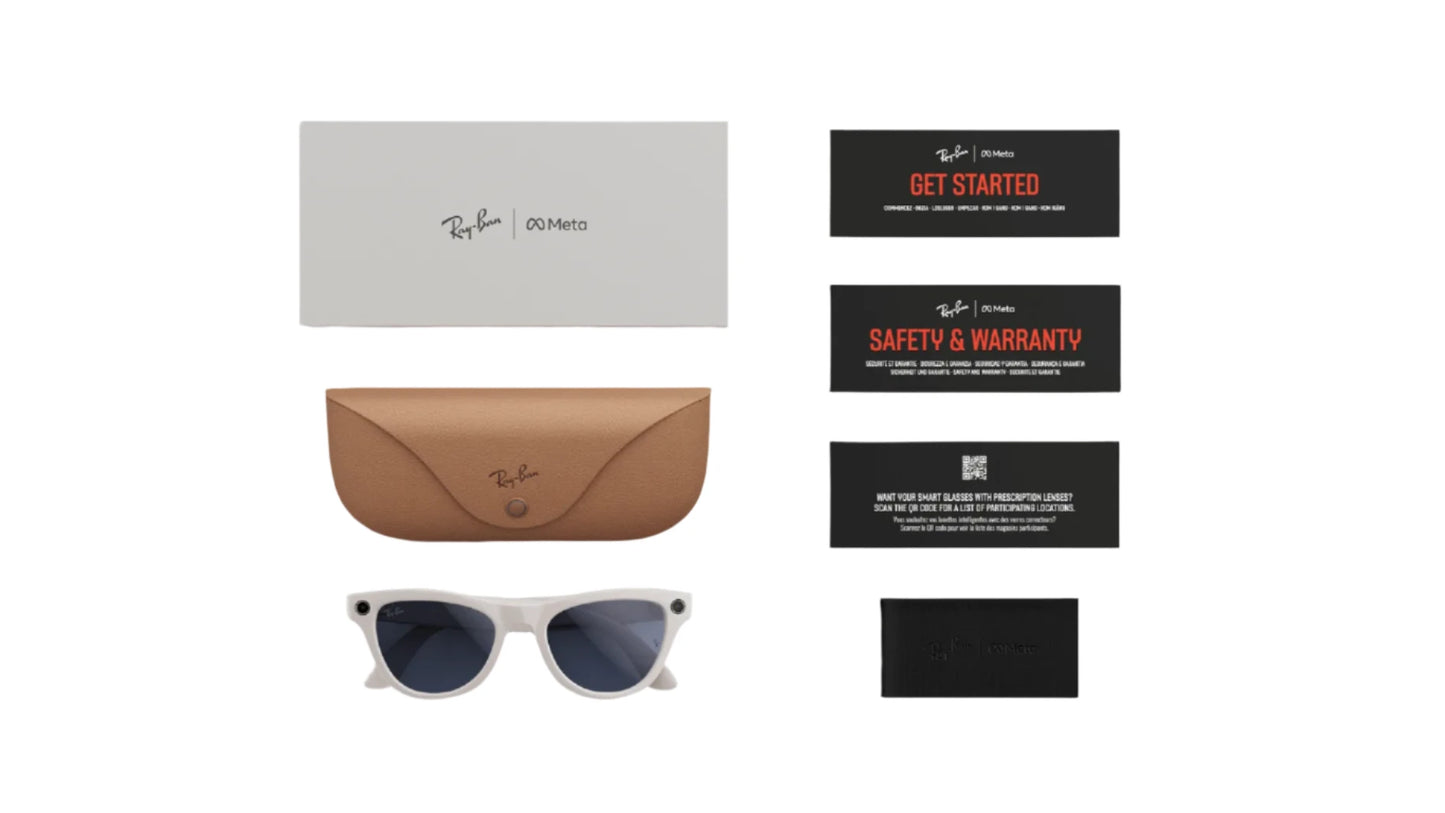 Ray-Ban Meta Skyler RW4010 6700MF – Shiny Chalky Gray Sapphire Blue Transition (52 mm)