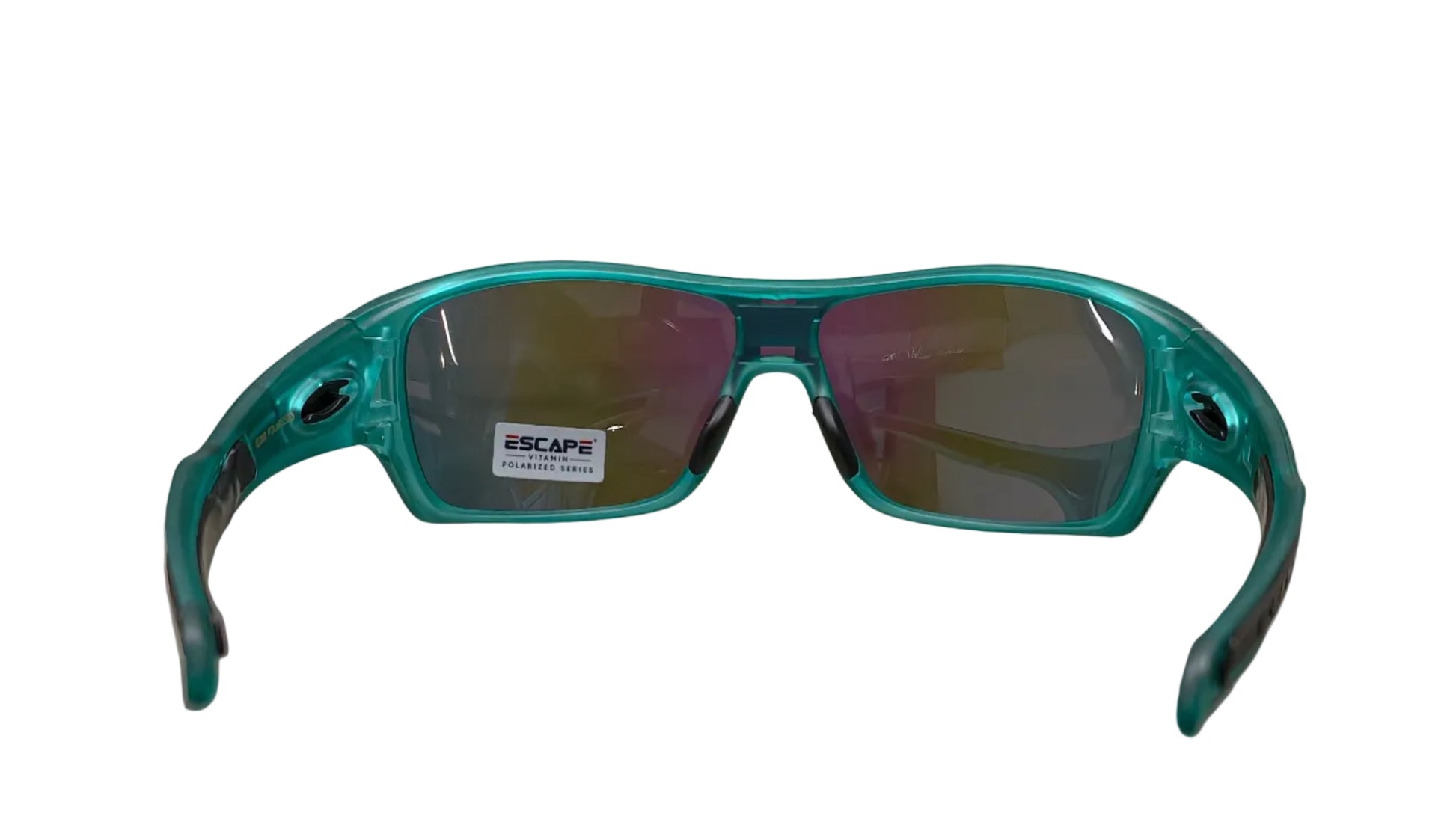 Escape EL099 transparent green wrap sunglasses comfortable fit durable outdoor use