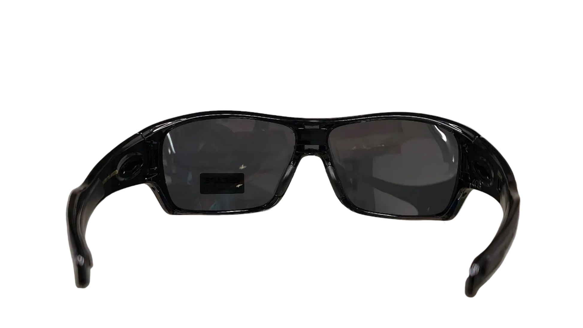 Escape EL099 shiny black wrap sunglasses comfortable fit durable frame outdoor use