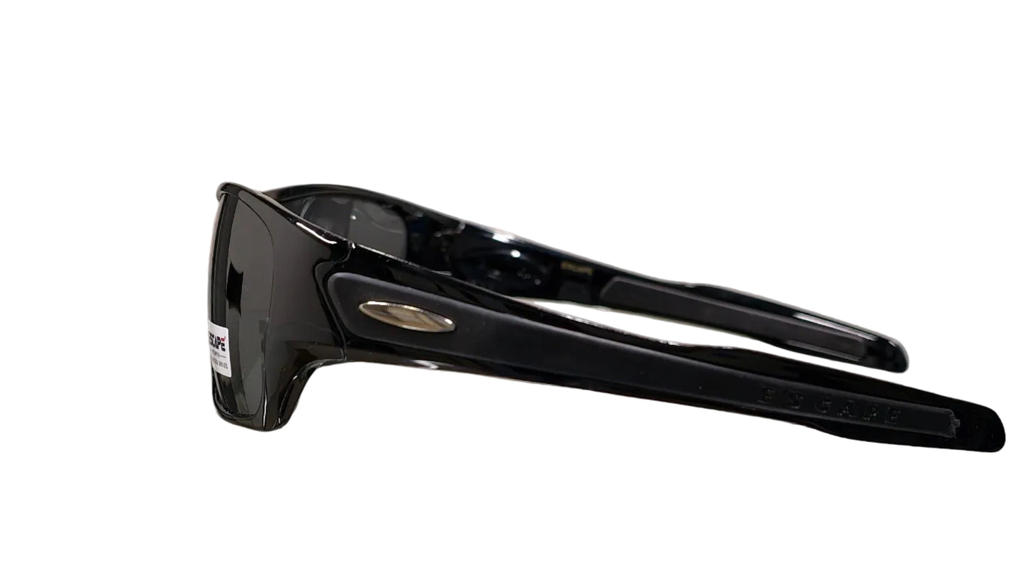 Escape EL099 premium shiny black sunglasses polarised lenses outdoor driving eyewear