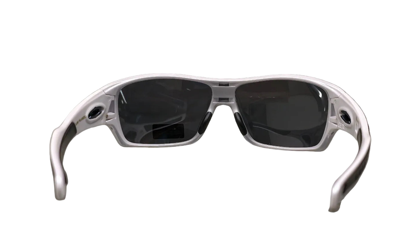 Escape EL099 white wrap sunglasses comfortable fit durable outdoor fashion frame
