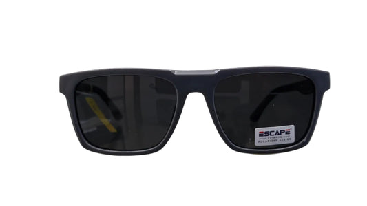 Escape EL070 grey wayfarer sunglasses front view classic UV protection eyewear