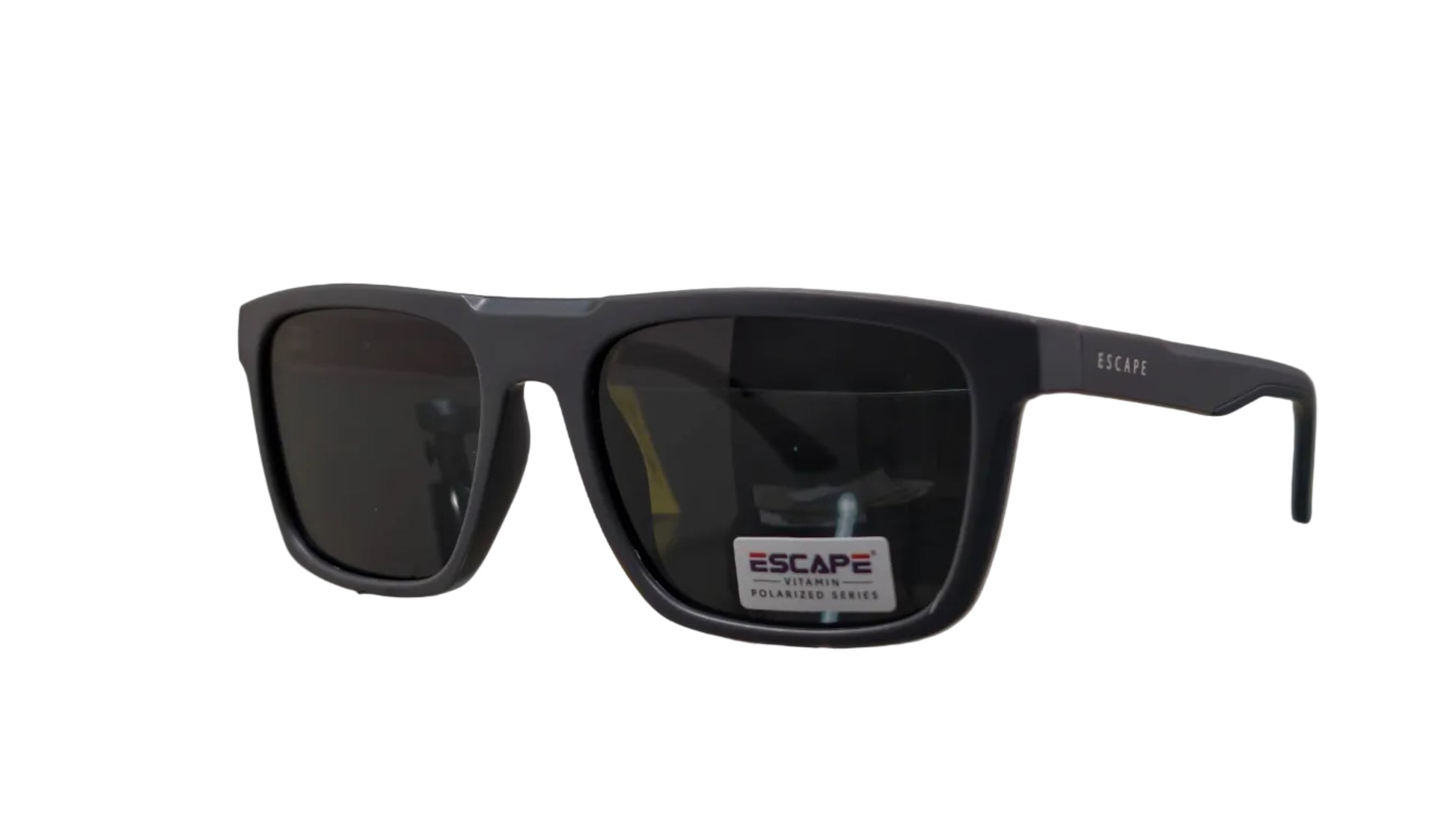 Escape EL070 grey frame sunglasses lightweight stylish side view