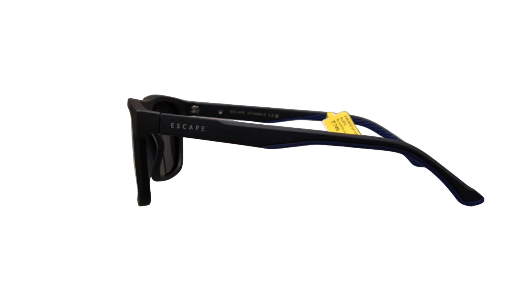 Escape EL070 black wayfarer sunglasses with colour accent casual outdoor eyewear