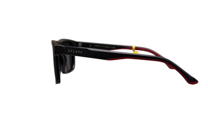 Escape EL070 black wayfarer sunglasses with colour accent casual outdoor eyewear