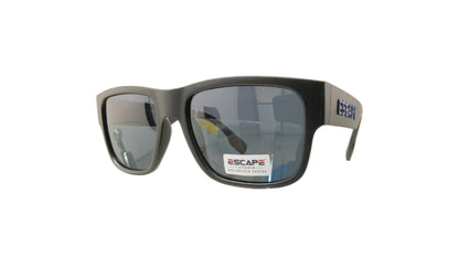 Escape EL103 matte black sunglasses comfortable fit modern wayfarer frame