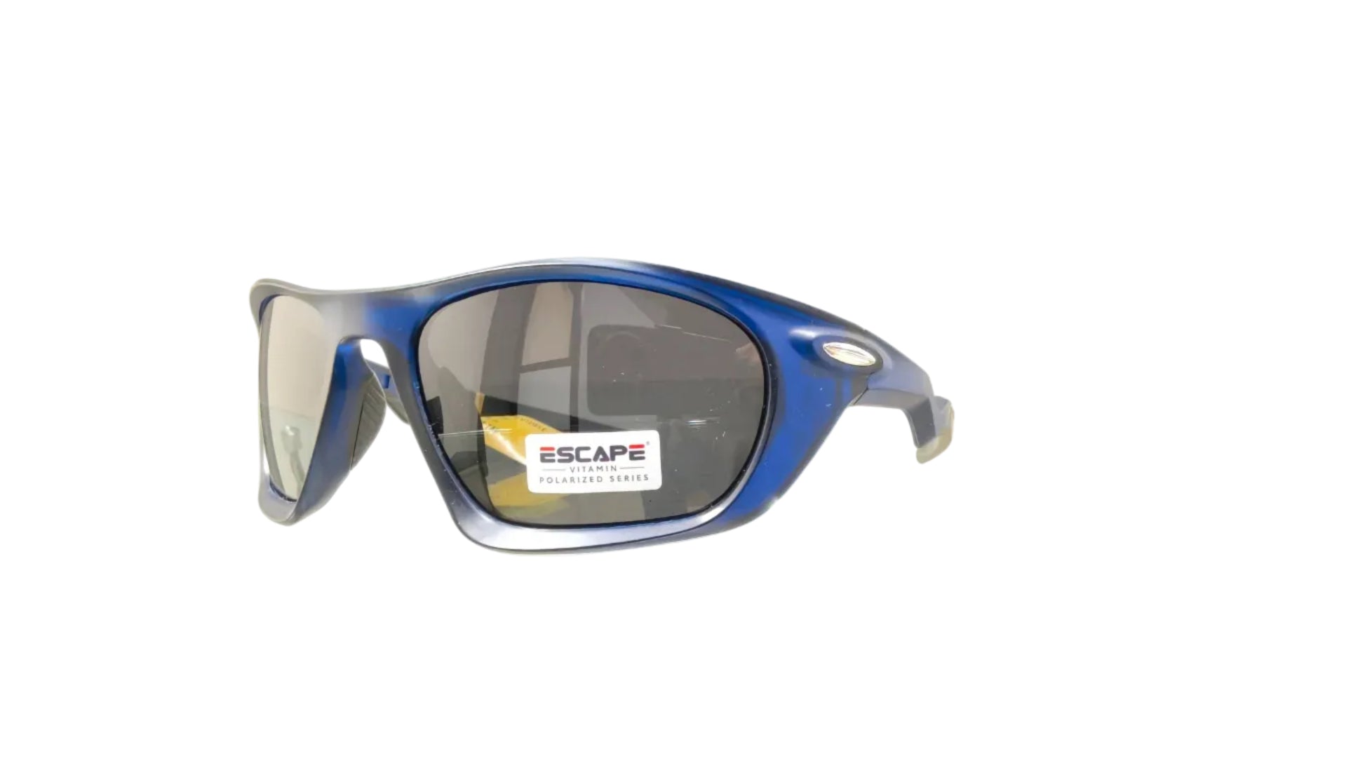 Escape EL105 blue sports sunglasses side profile lightweight riding frame
