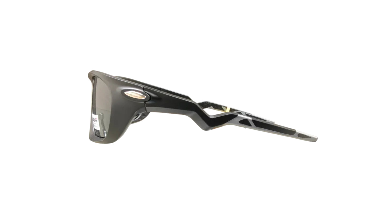 Escape EL105 matte black riding sunglasses temple design sports eyewear
