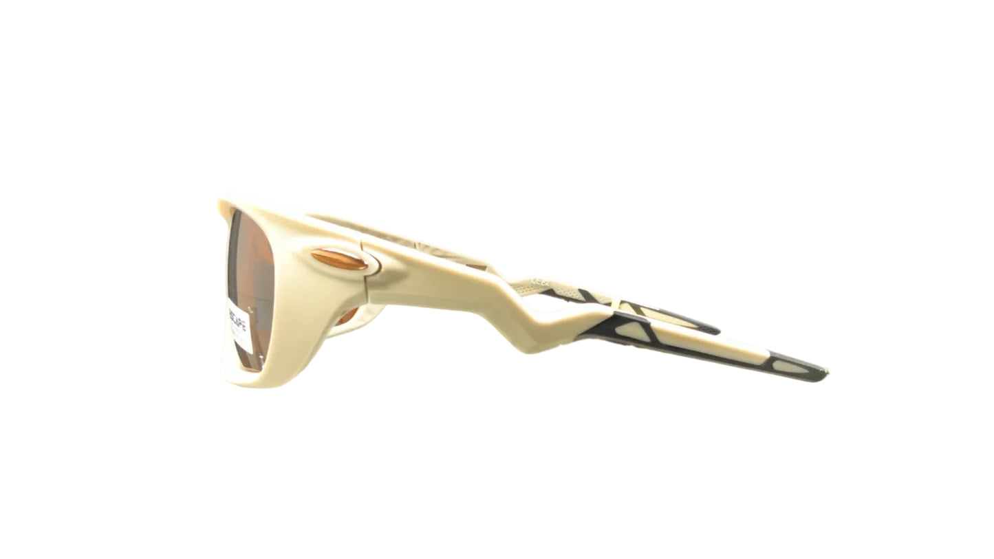Escape EL105 cream riding sunglasses temple design sports eyewear