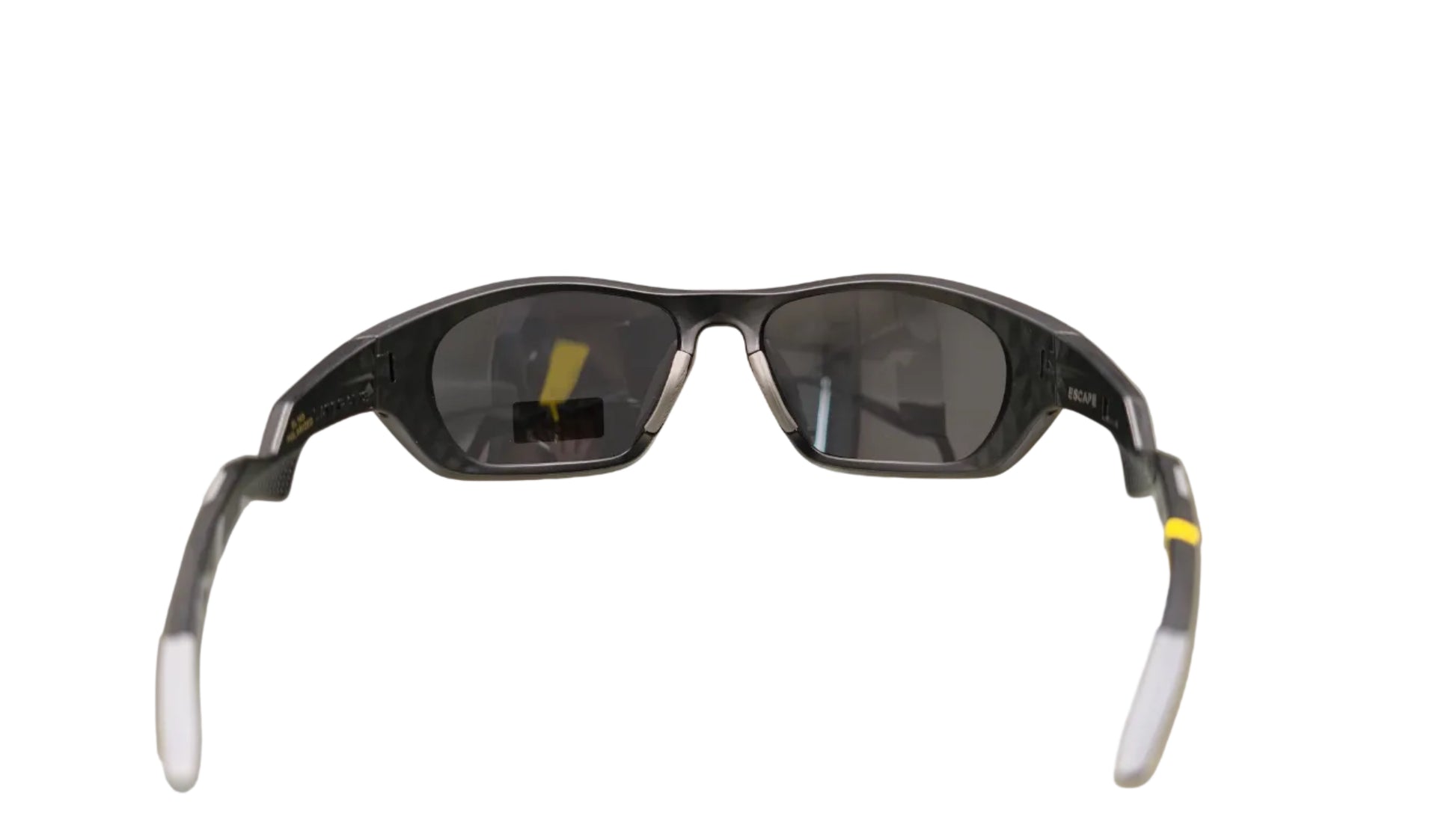 Escape EL105 matte black polarised sunglasses sporty riding eyewear style