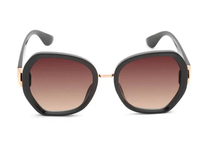 Front-facing image of IRUS IR S1371 C2 sunglasses, displaying the bold, fashion-forward silhouette.