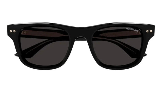 Mont Blanc MB0254S 001 Sunglasses — Luxury Black Frame with UV Protection