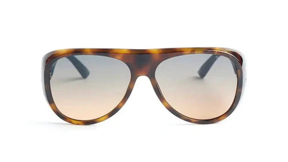 Front view of OPIUM OP10196 C02 sunglasses with a brown tortoiseshell frame and gradient lenses.