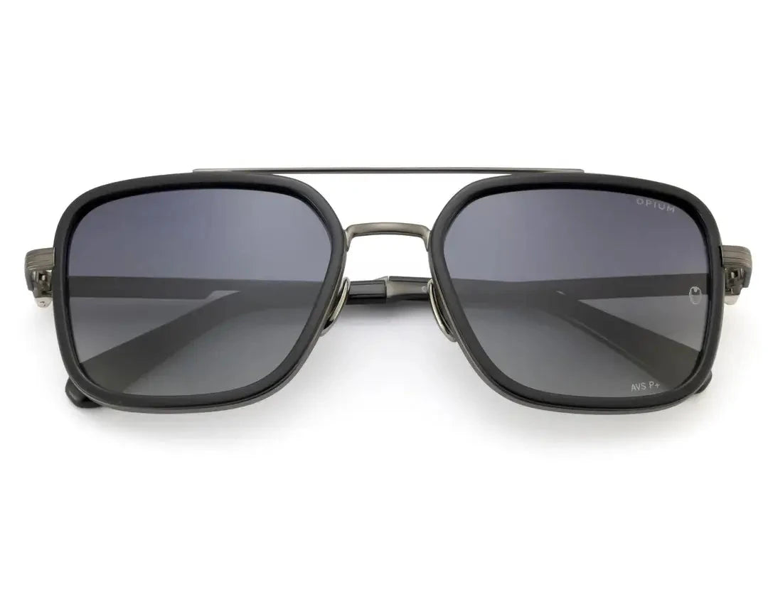 OPIUM OP M010 C03 Iron Man Limited Edition sunglasses with gunmetal frame and accents