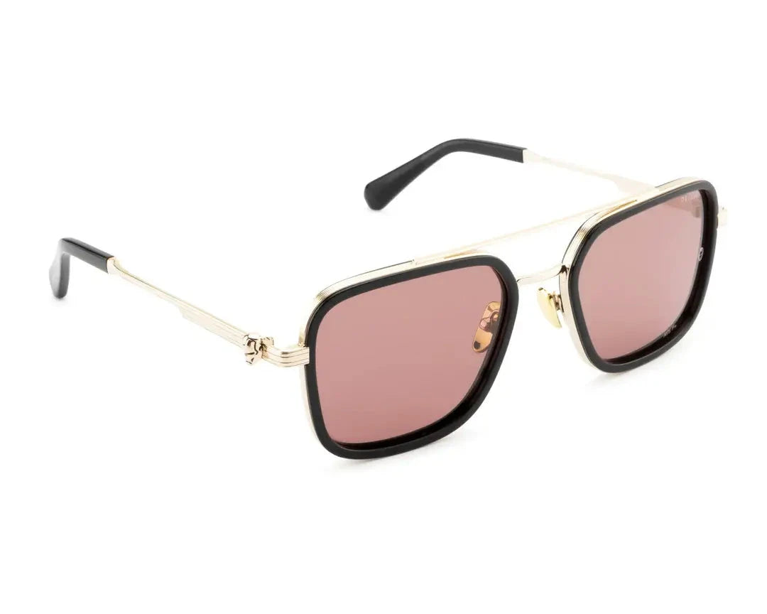 OPIUM OP M010 C03 Iron Man Limited Edition sunglasses with gunmetal frame and red-gold accents