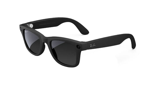 RAY-BAN META WAYFARER MATTE BLACK RW4006 601ST3 50 side