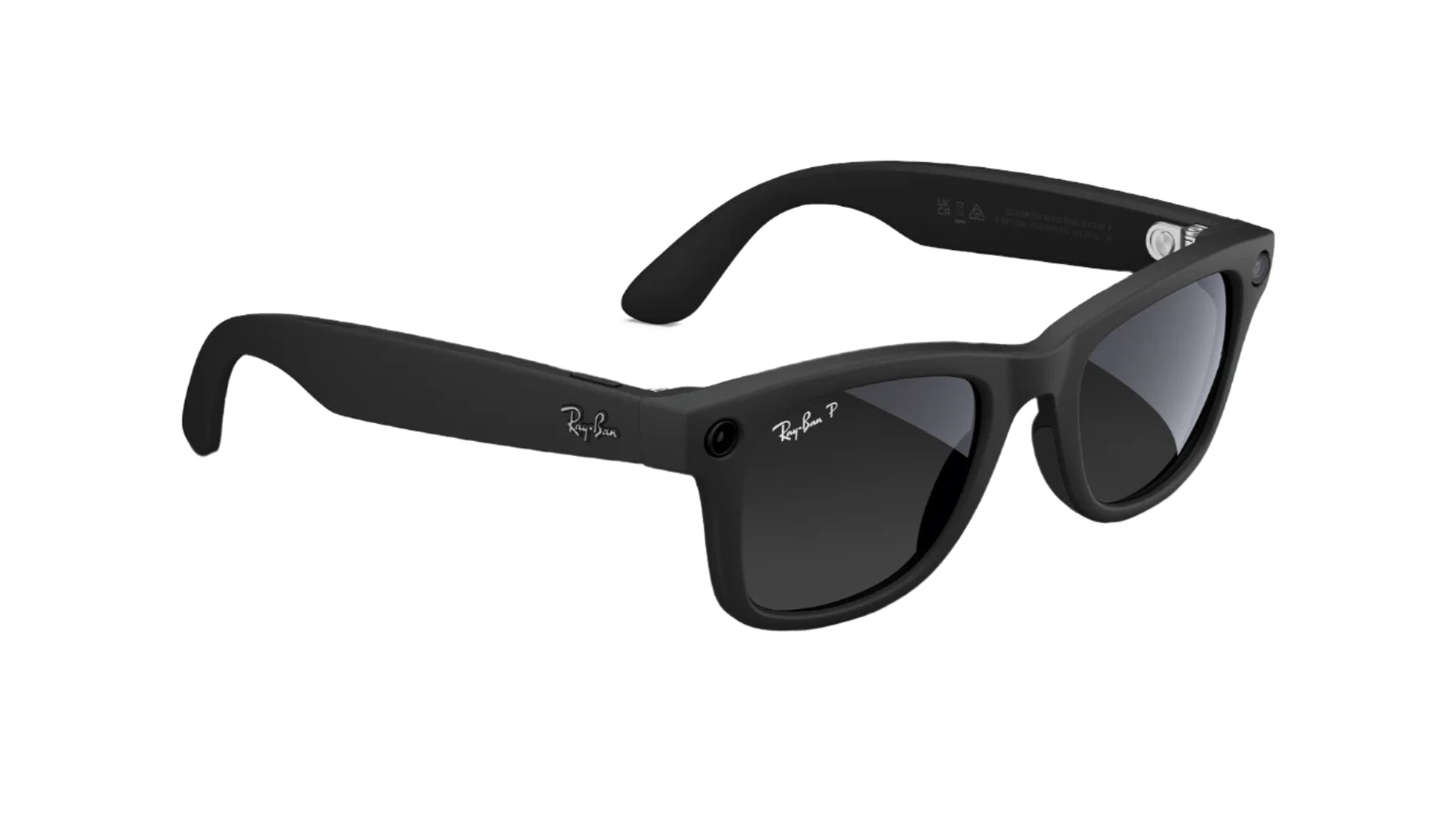 RAY-BAN META WAYFARER MATTE BLACK RW4006 601ST3 50 side1